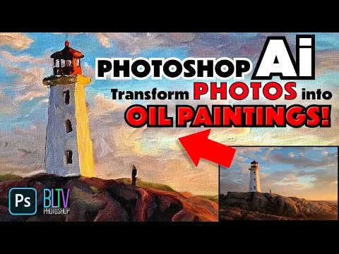 Photoshop Ai: Create the Look of PAINTINGS from PHOTOS with Generative Fill!