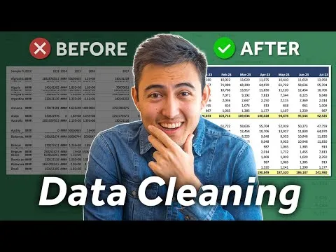 Master Data Cleaning Essentials on Excel in Just 10 Minutes