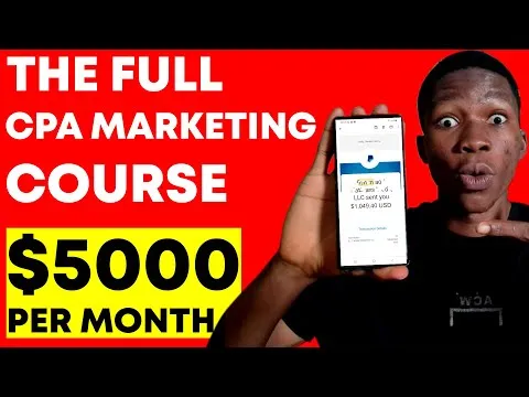 CPA MARKETING - Make $5000&Month For Beginners (FULL COURSE)