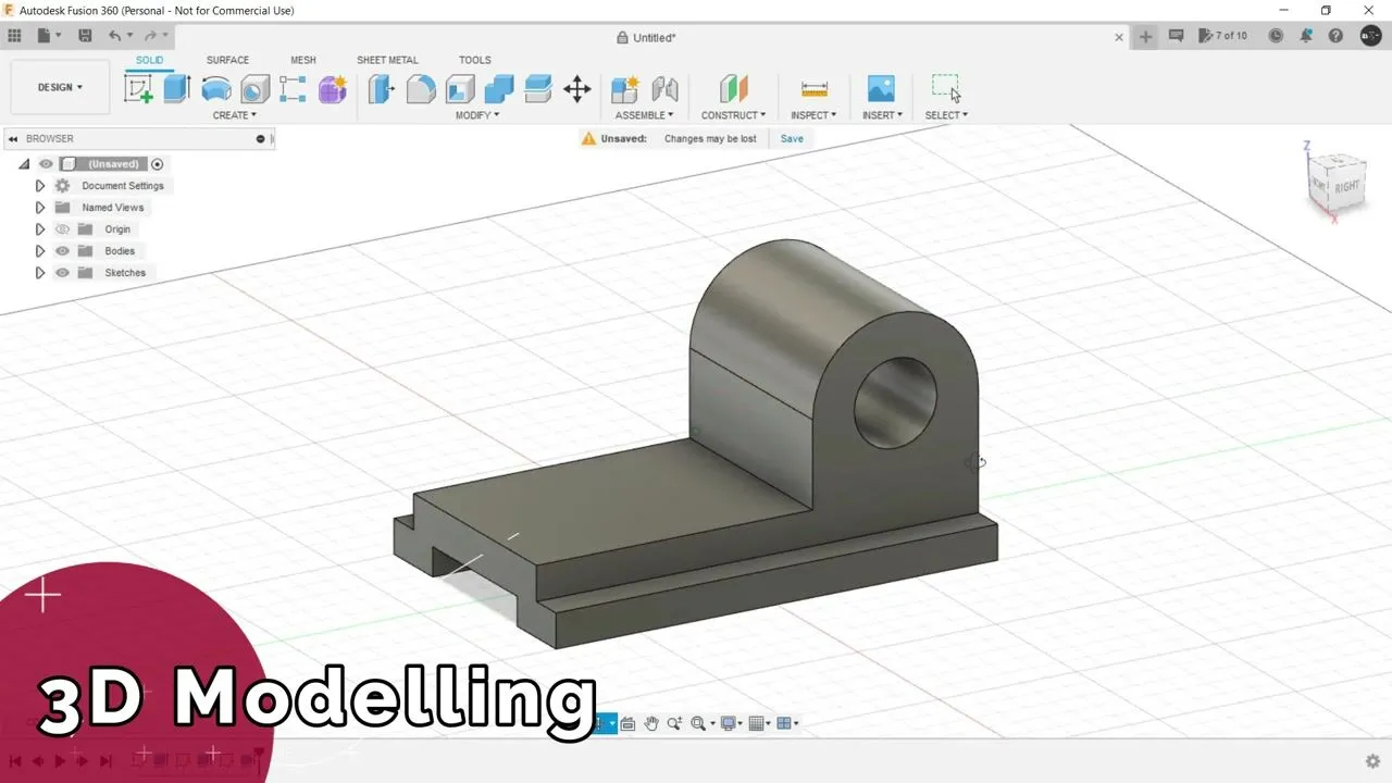 Learn Fusion 360 - Complete Class For Beginners