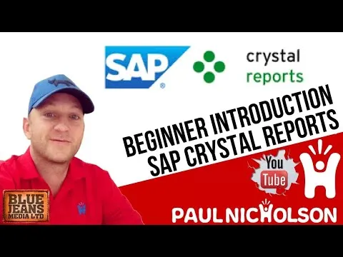 Crystal Report Beginner Training Tutorial - An Introduction To SAP Crystal Reports