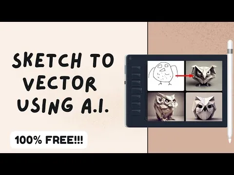 Transform Your Sketches Into Vector Graphics with AI! - For FREE - Stable Doodle - Detailed Tutorial