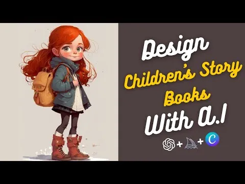Using AI to Create Stories: Write & Design Childrens Books with ChatGpt Midjourney and Canva