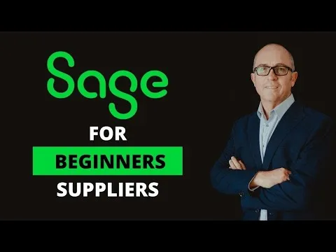 Sage Accounting Tutorial - Suppliers & Payments - (SA 2022)