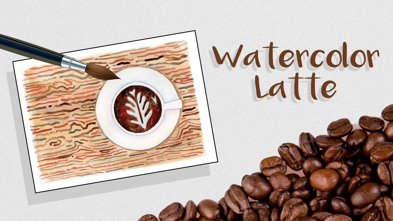 Watercolor Latte