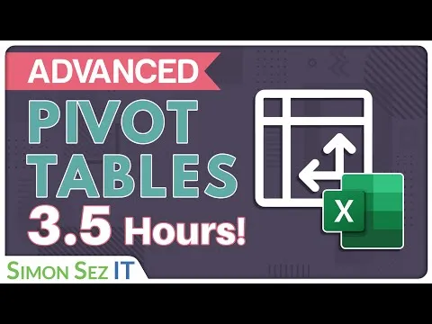 Ultimate Excel PivotTables Tutorial: Beginner to Advanced - 35 Hours!
