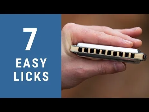 7 Easy Blues Harmonica Licks - C Harmonica Lesson + Free harp tab