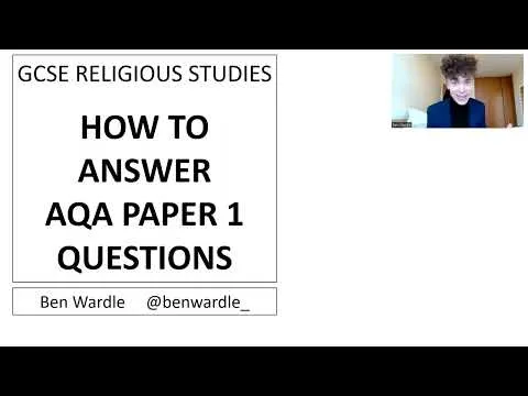 GCSE RELIGIOUS STUDIES: HOW TO ANSWER AQA PAPER 1 QUESTIONS (TICK GIVE EXPLAIN & EVALUATE)