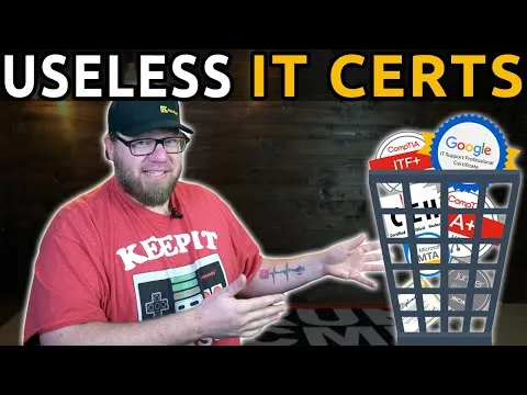 TOP LIST OF THE MOST USELESS IT CERTS??