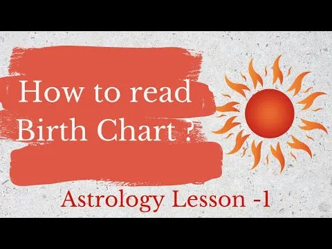 Learn Astrology online- 101- How to Read Birth Chart