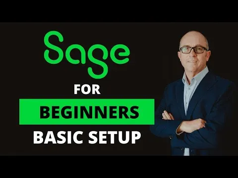 Sage Accounting Tutorial - Basic Setup - Quick & Easy (SA 2023)