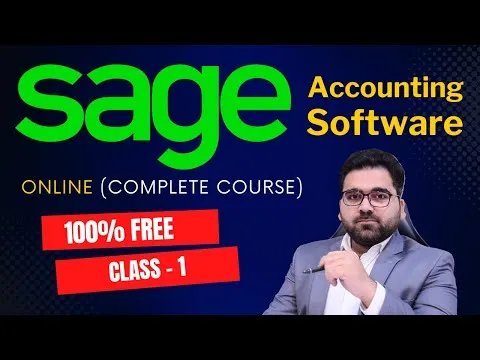Sage Accounting Software Complete Course Class 1 Urdu&Hindi