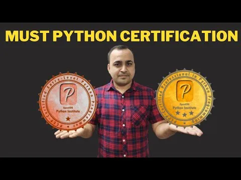 Python Certifcations which every programmer must do