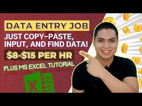 Up To $15 Per Hour Data Entry Jobs Work From Home - Copy Paste Jobs!