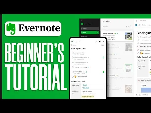 Evernote Tutorial For Beginners How to Use Evernote 2023