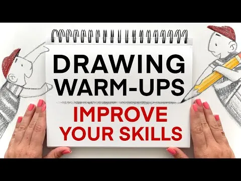 12 Drawing Exercises to Improve Your Art Skills! Warm-Up Practice
