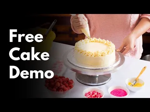 Cake Demo& Tutorial Learn making 3 types of Cakes from Scratch for free!
