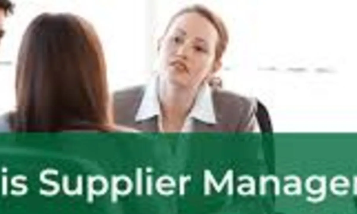 Supplier Management