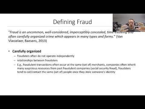 Fraud Analytics lecture 1