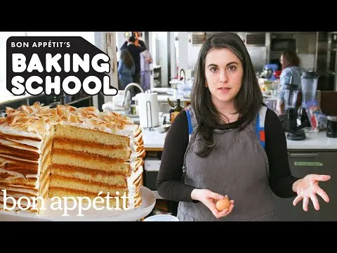 Claire Teaches You Cake Baking (Lesson 1) Baking School Bon Appetit