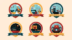 Intro to Graphic Design: Illustrating Badges and Icons with Geometric Shapes