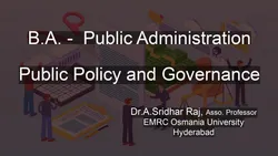 Public Policy & Governance