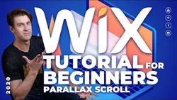 WIX Tutorial For Beginners Parallax Scroll