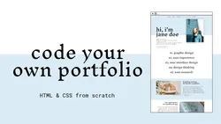 Code your own portfolio : HTML & CSS basics