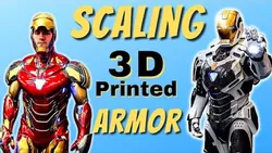 How to Scale 3D Printed Armor!