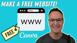 Create a FREE Website with Canva - The Easy Way!