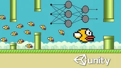 Artificial Intelligence & Machine Learning with Unity3D - AI learns to play Flappy Bird