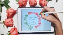 How to Paint Watercolor Wreaths on Your iPad in Procreate + Free Watercolor Brushes