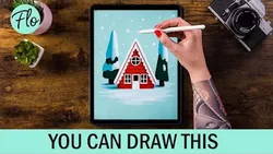 You Can Draw This HOUSE in PROCREATE