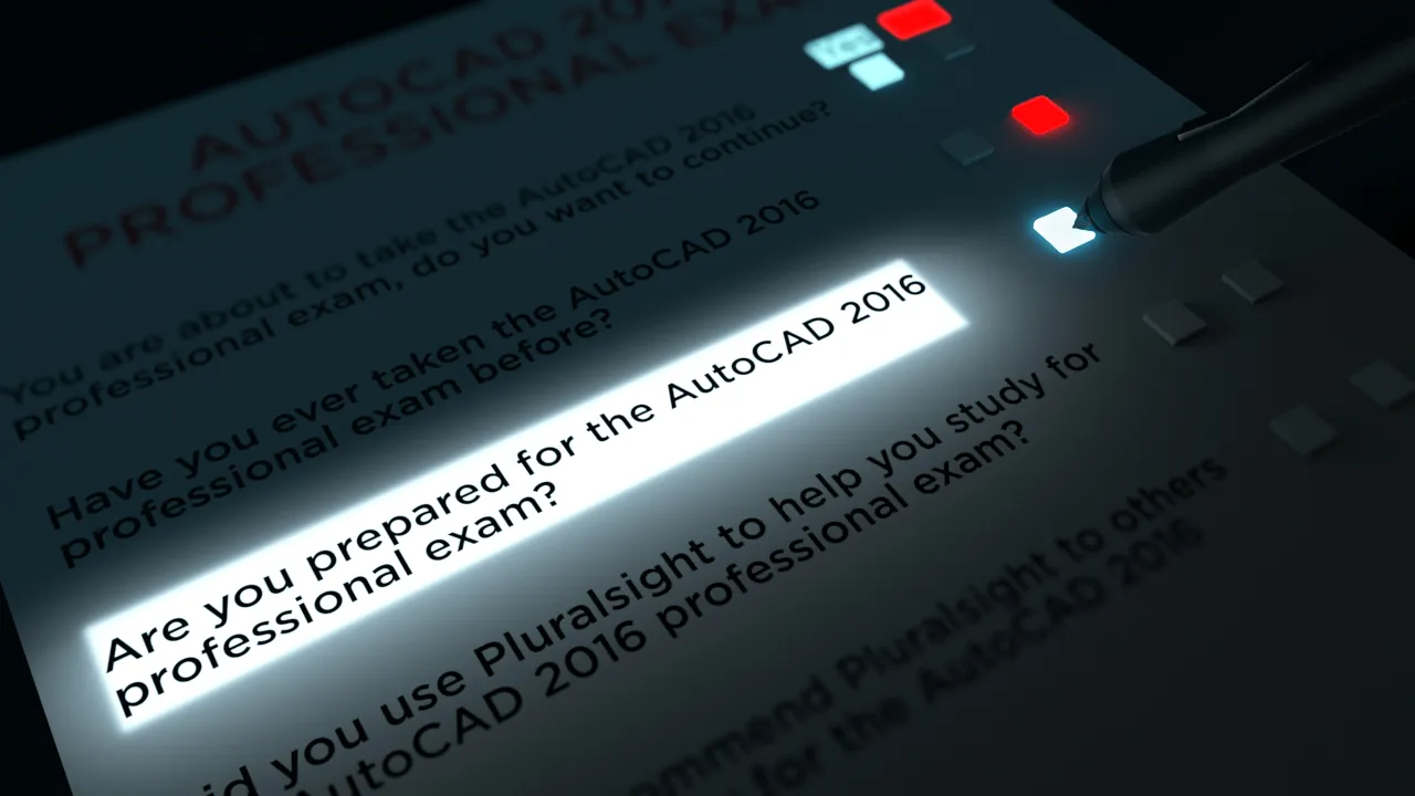 Preparing for the AutoCAD 2016 Professional Certification Exam