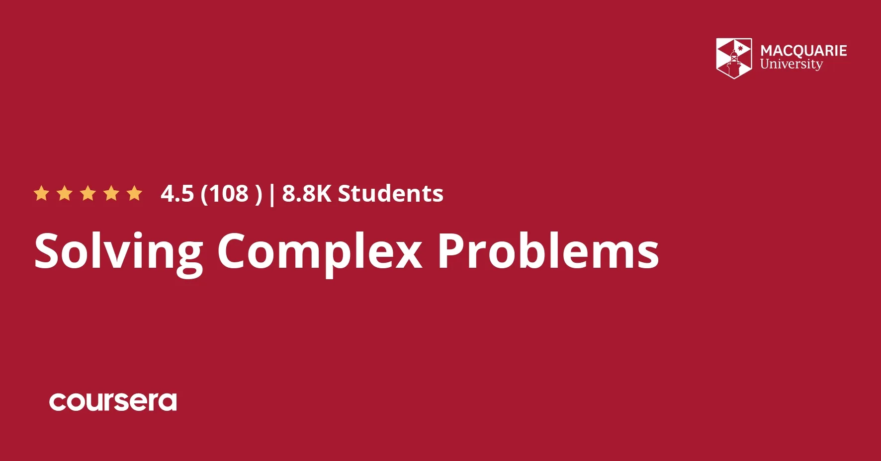 Solving Complex Problems