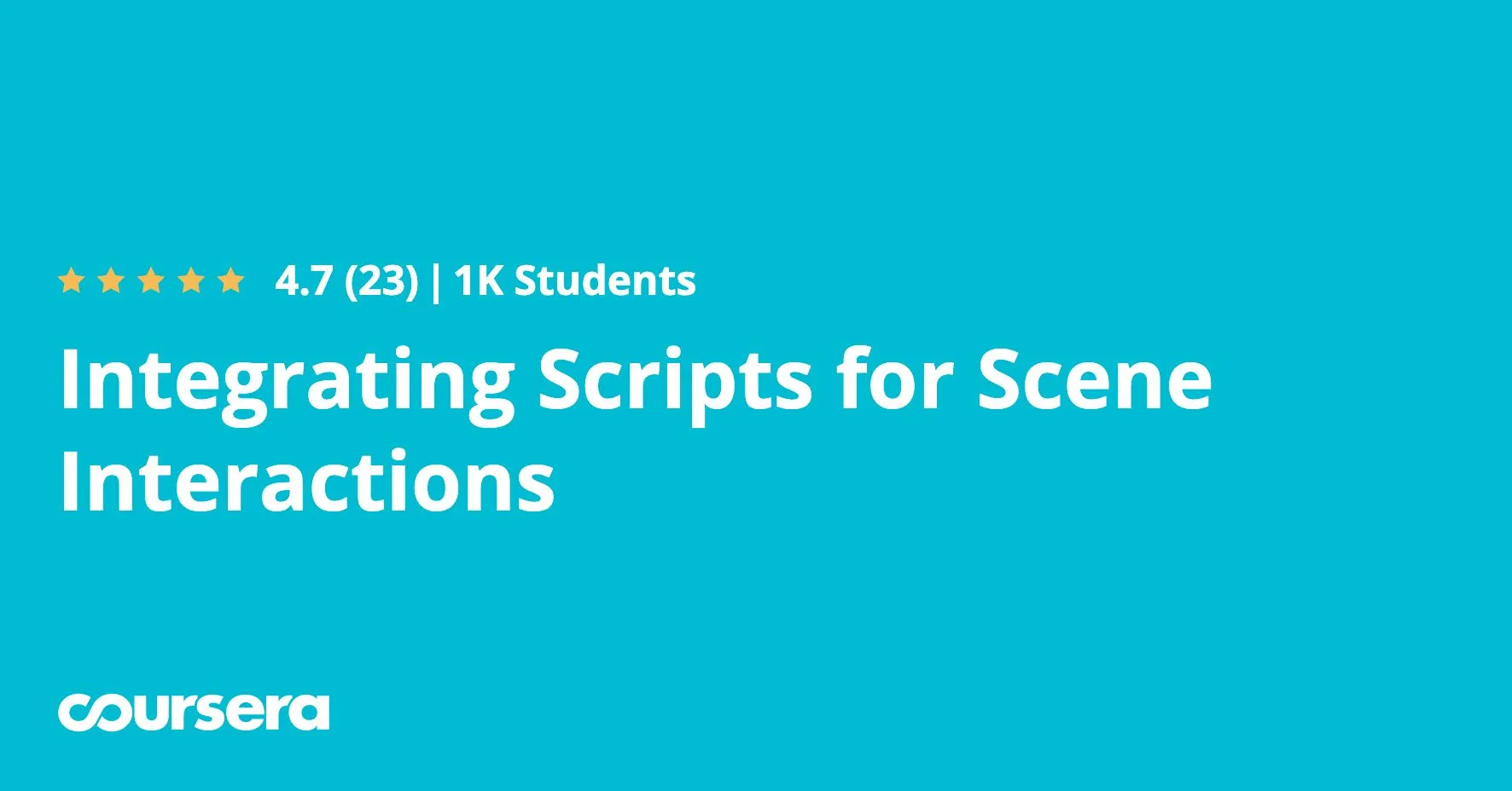 Integrating Scripts for Scene Interactions