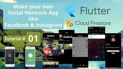 Build a Social Network with Flutter & Firebase FireStore - Flutter FCM Firebase Cloud Messaging for Push Notifications - Instagram Clone App Tutorials